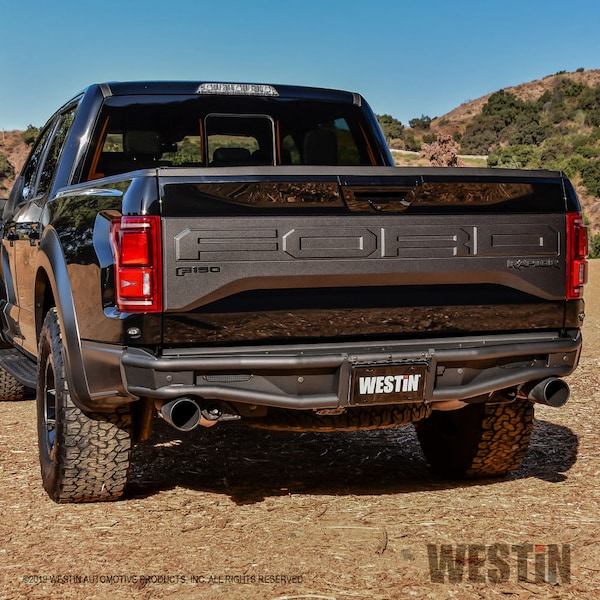 Westin Automotive 17-C F150 RAPTOR TEXTURED BLACK OUTLAW REAR BUMPER 58-82025 - main